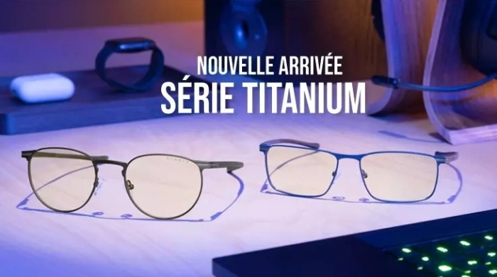 Les Nouveaux modèles Gunnar Série Titanium